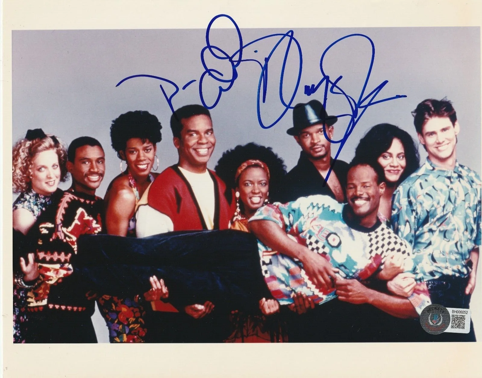 DAMON WAYANS & DAVID ALLEN GRIER — DAMON WAYANS & DAVID ALLEN GRIER Signed 8x10 PHOTO Beckett Auth (BAS)