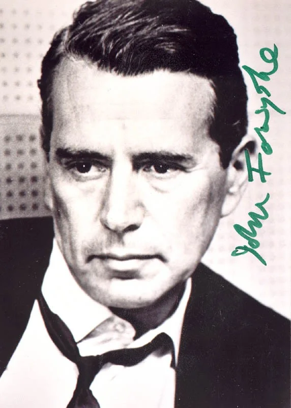 John Forsythe — JOHN FORSYTHE - AUTOGRAPHED SIGNED PHOTOGRAPH