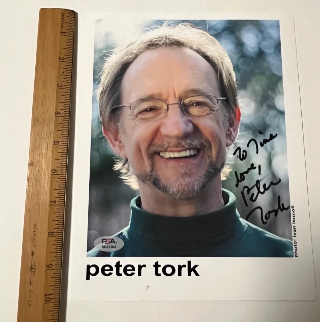 Peter Tork The Monkees Signed Autographed Photo PSA Authenticated # AQ18503 REAL, изображение 4