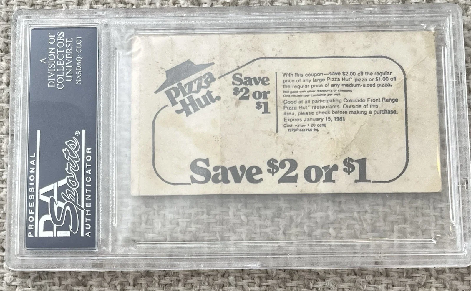 Ted Nugent Signed 1980 Ticket Large Bold Autograph “Cat Scratch Fever” PSA/DNA, image 3