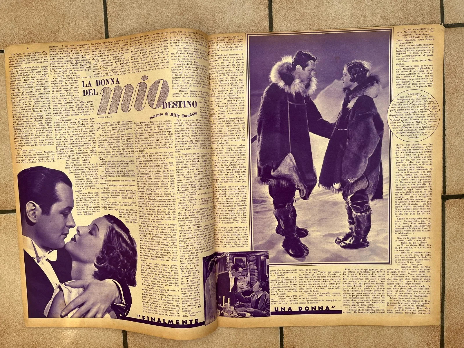 JEAN HARLOW STEFFI DUNA GINGER ROGERS FRED ASTAIRE MYRNA LOY Italian Mag 1936, изображение 3