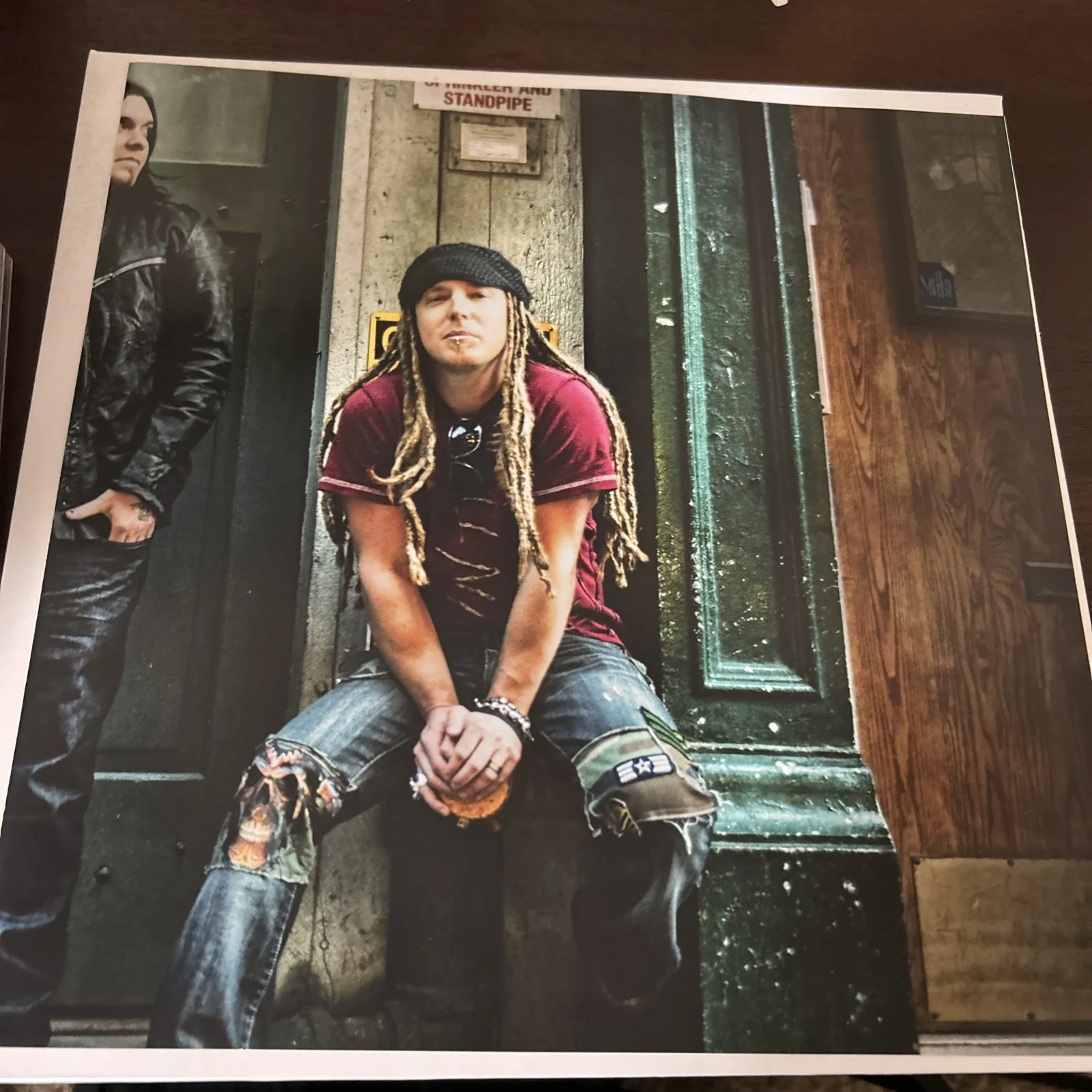 SHINEDOWN SIGNED THE SOUND OF MADNESS VINYL LP - FULL BAND CLEAR SPLATTER, изображение 3