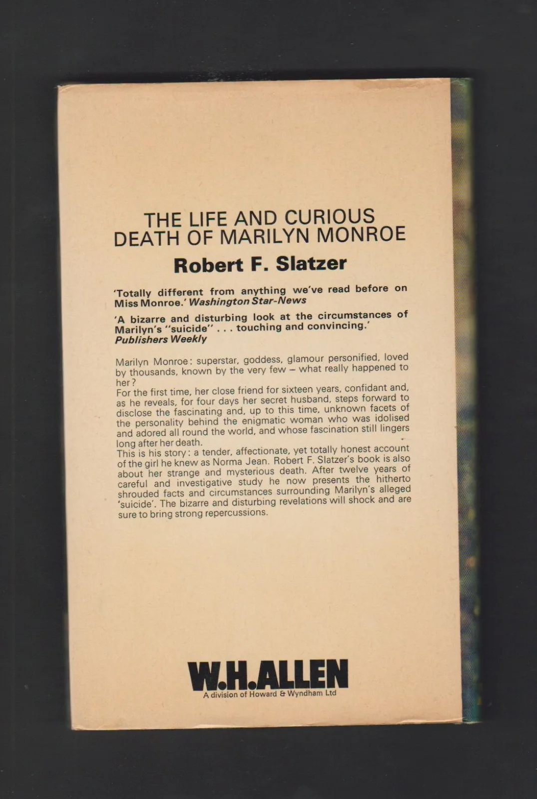Vintage MARILYN MONROE 'My Story' Hard Cover Book 1975, image 2