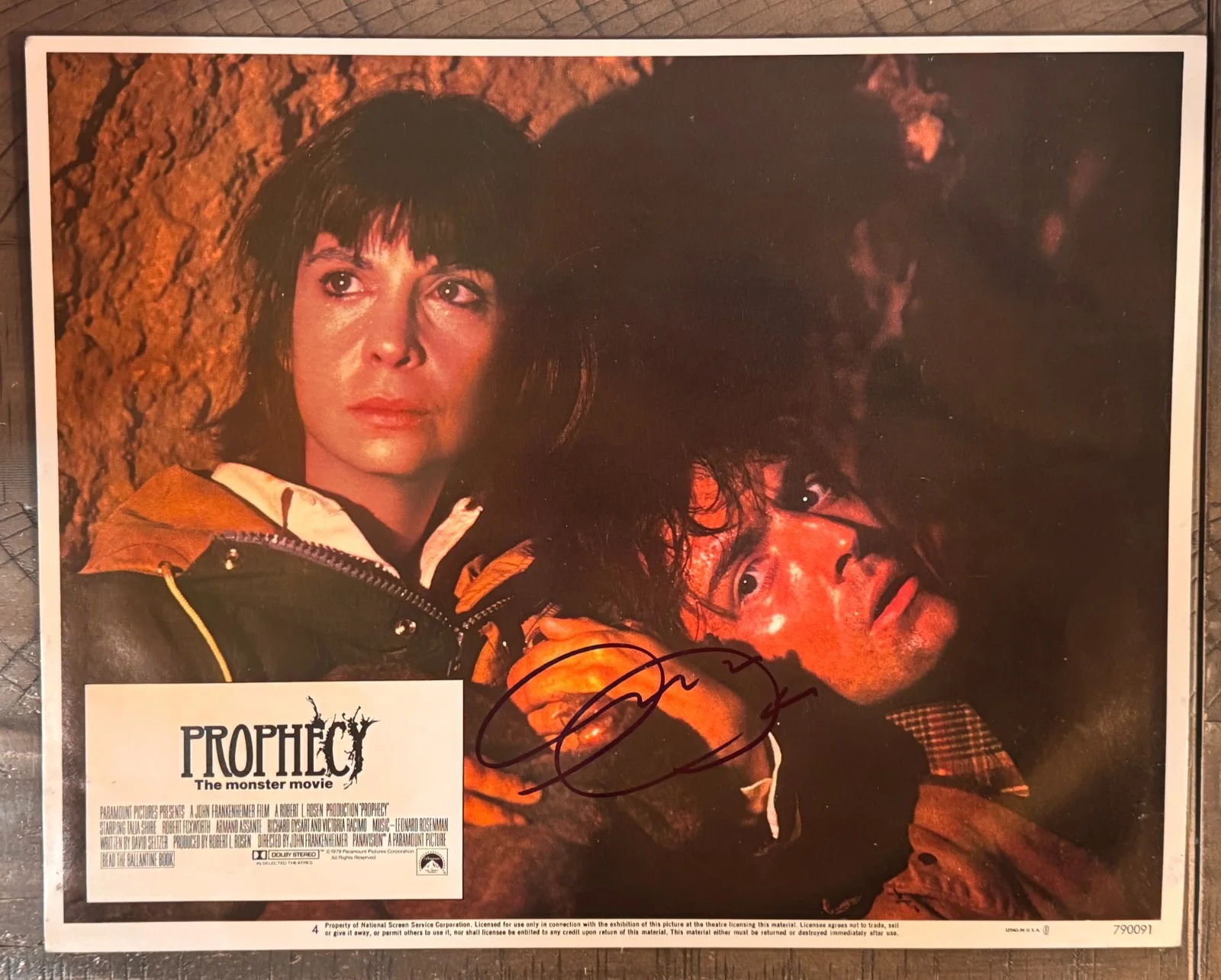 Armand Assante — Armand Assante Signed Lobby Card from Prophecy 11X14 Photo JSA Certified, изображение 3