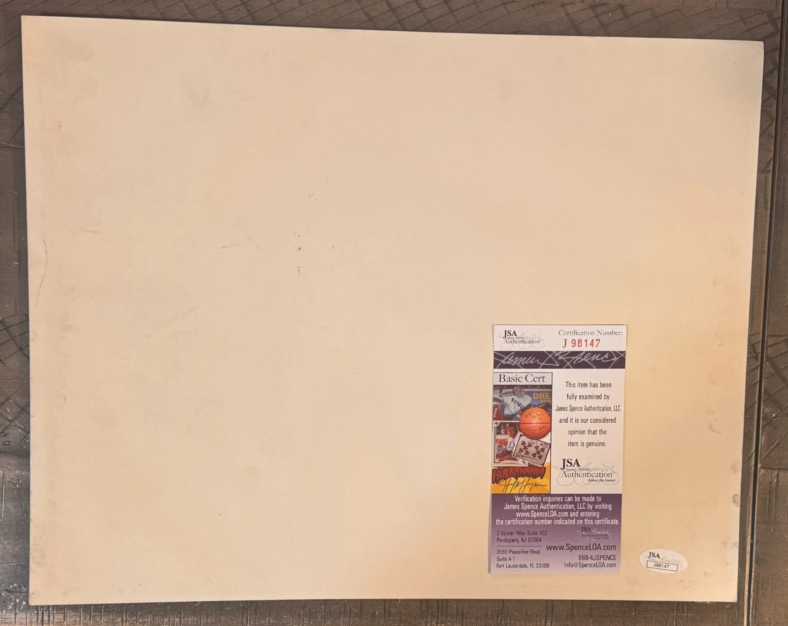 Armand Assante — Armand Assante Signed Lobby Card from Prophecy 11X14 Photo JSA Certified, изображение 4