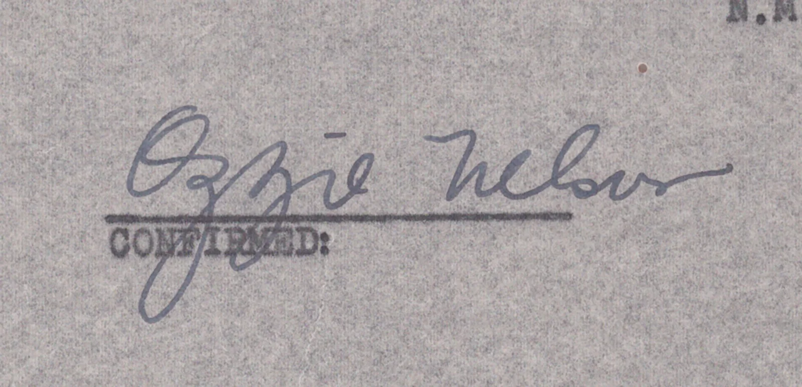 Ozzie Nelson — OZZIE NELSON - DOCUMENT SIGNED 07/14/1944, image 2
