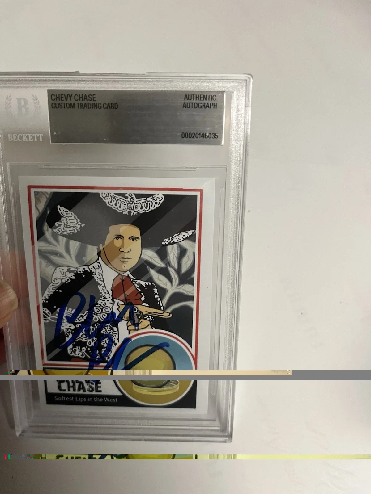 Autographed Chevy Chase Fletch Movie Card Approved By Chevy Beckett Signed Auto, изображение 5