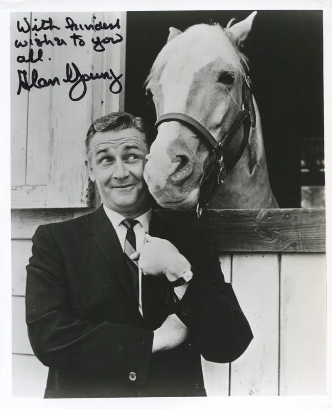 Alan Young — ALAN YOUNG - AUTOGRAPHED SIGNED PHOTOGRAPH