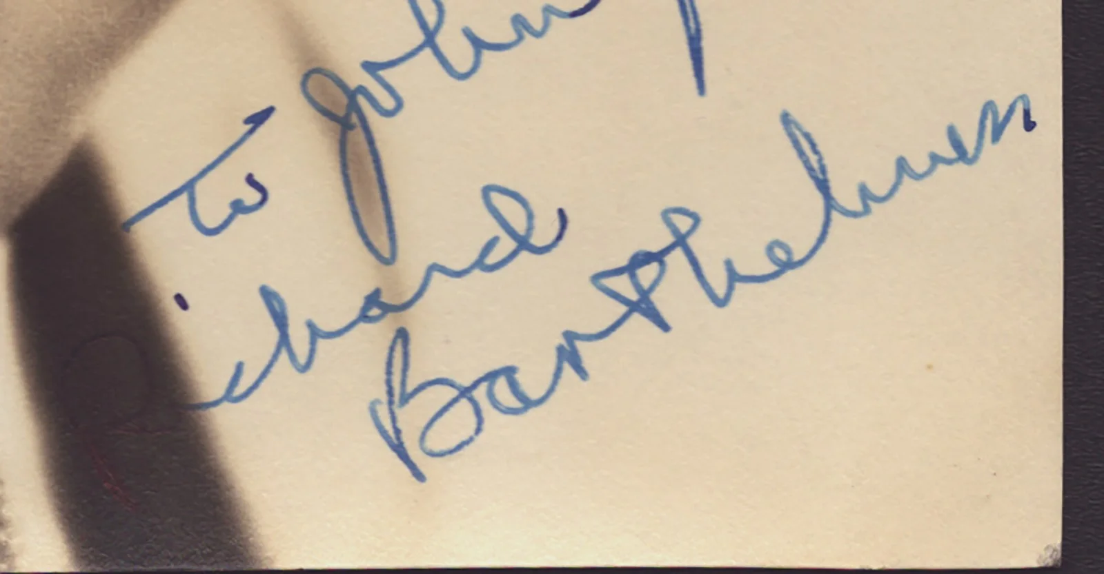 Richard Barthelmess — RICHARD BARTHELMESS - AUTOGRAPHED INSCRIBED PHOTOGRAPH, image 2