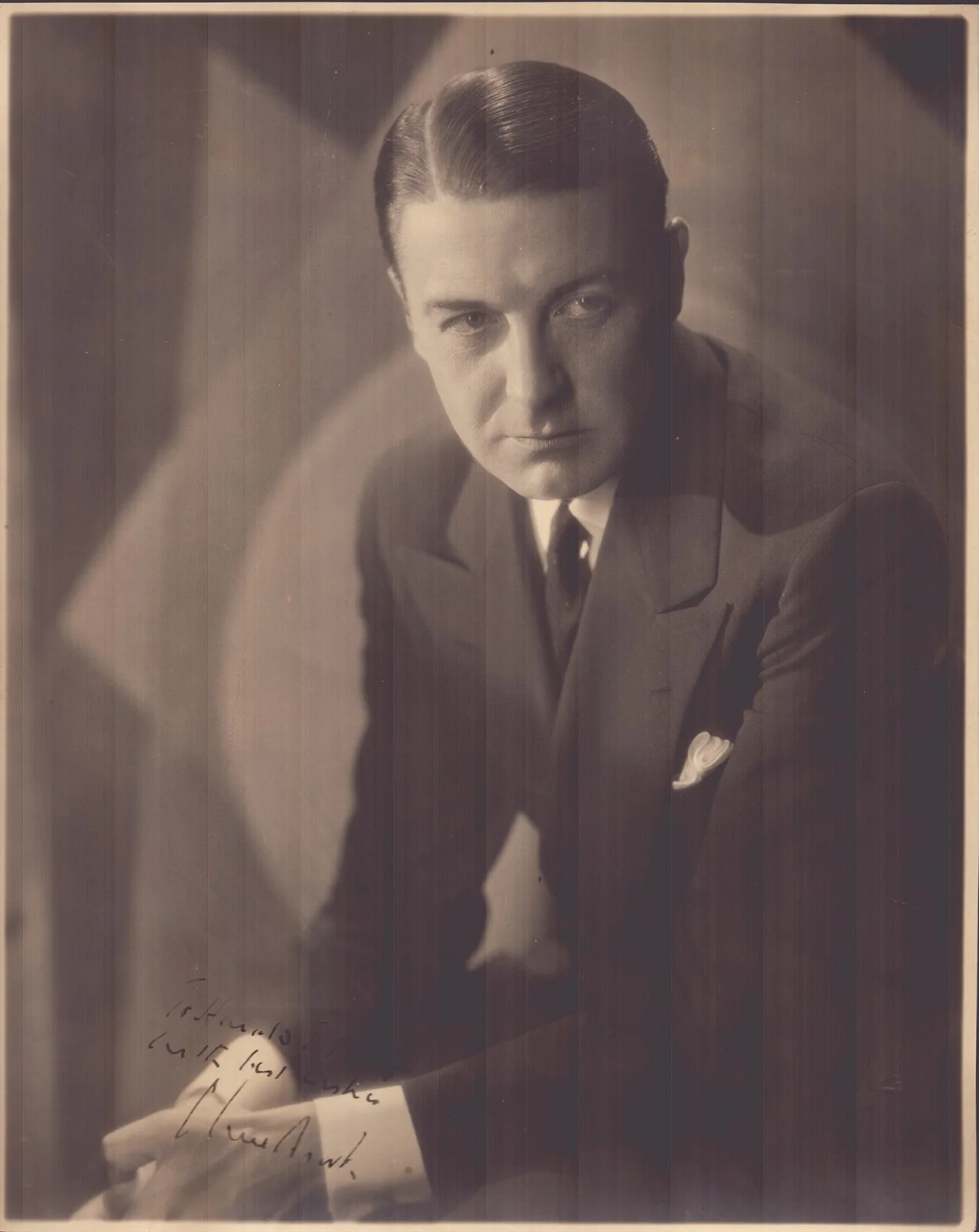 Clive Brook — CLIVE BROOK - AUTOGRAPHED INSCRIBED PHOTOGRAPH
