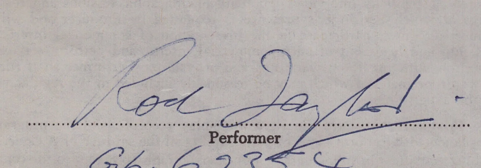Rod Taylor — ROD TAYLOR - CONTRACT SIGNED 06/11/1958, image 3