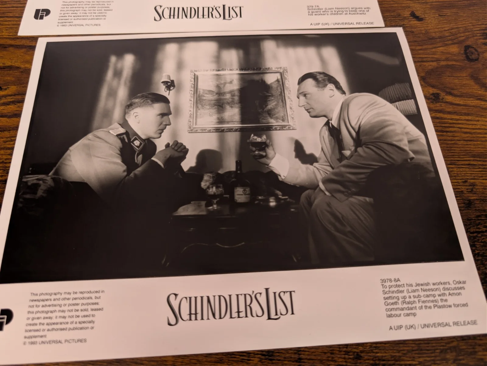 schindler's list press photos x 3, image 3