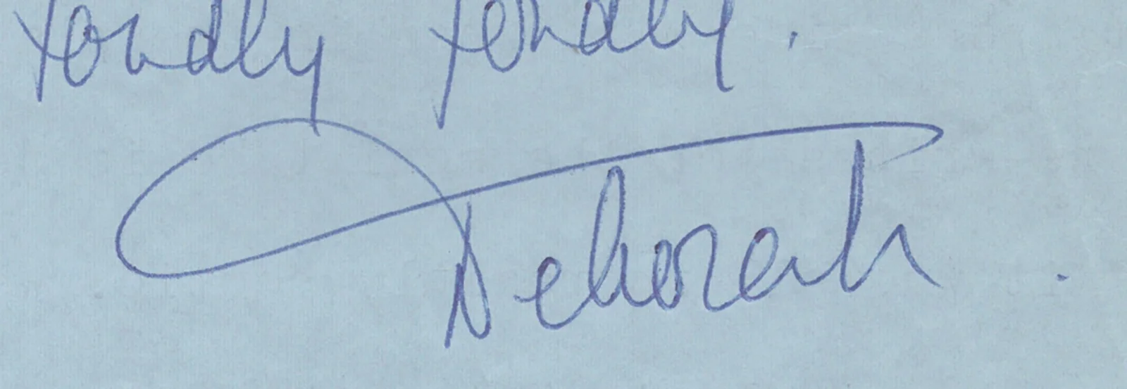 Deborah Kerr — DEBORAH KERR - TYPED LETTER SIGNED 06/24/1974, image 3