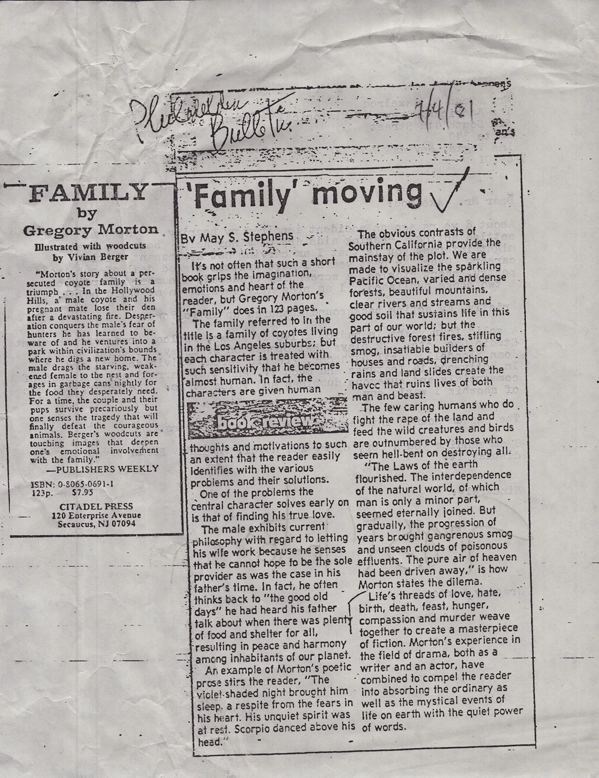 Gregory Morton — GREGORY MORTON - TYPED LETTER SIGNED 08/23/1984, image 3