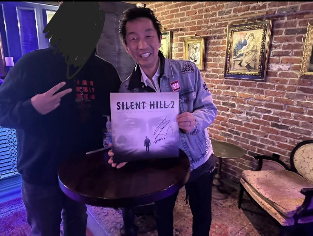 Akira Yamaoka Signed Silent Hill 2 Vinyl Album LP Framed, image 2