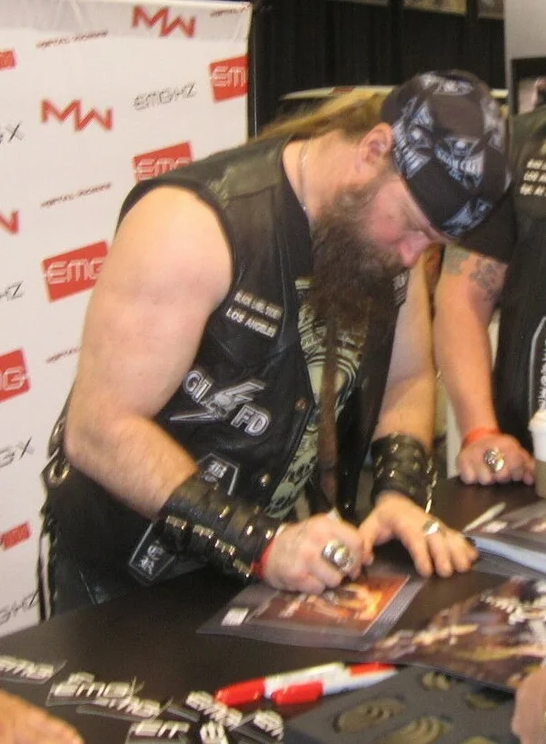 ZAKK WYLDE SIGNED GUITAR GUARD STRAT BLACK LABEL SOCIETY ROCK AUTOGRAPH JSA COA, image 4