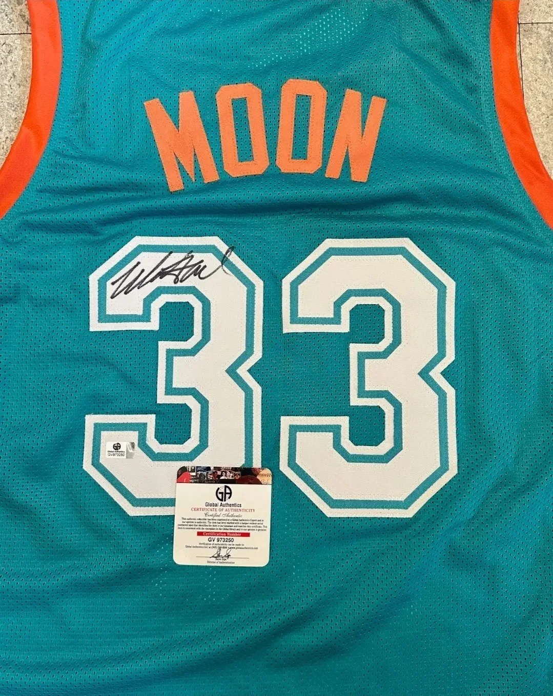 Will Ferrell autograph signed Flint Tropics Jersey - Jackie Moon Semi Pro, image 3