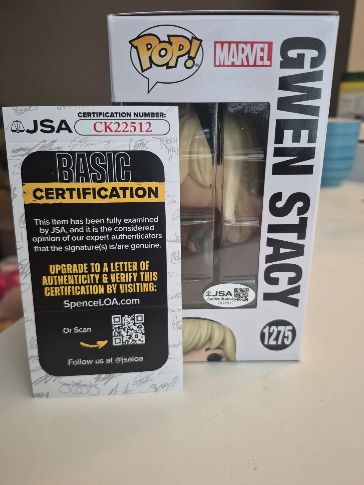 Bryce Dallas Howard — Bryce Dallas Howard Spider Man 3 Movie signed Gwen Stacy Funko Pop JSA Ck22512, изображение 4