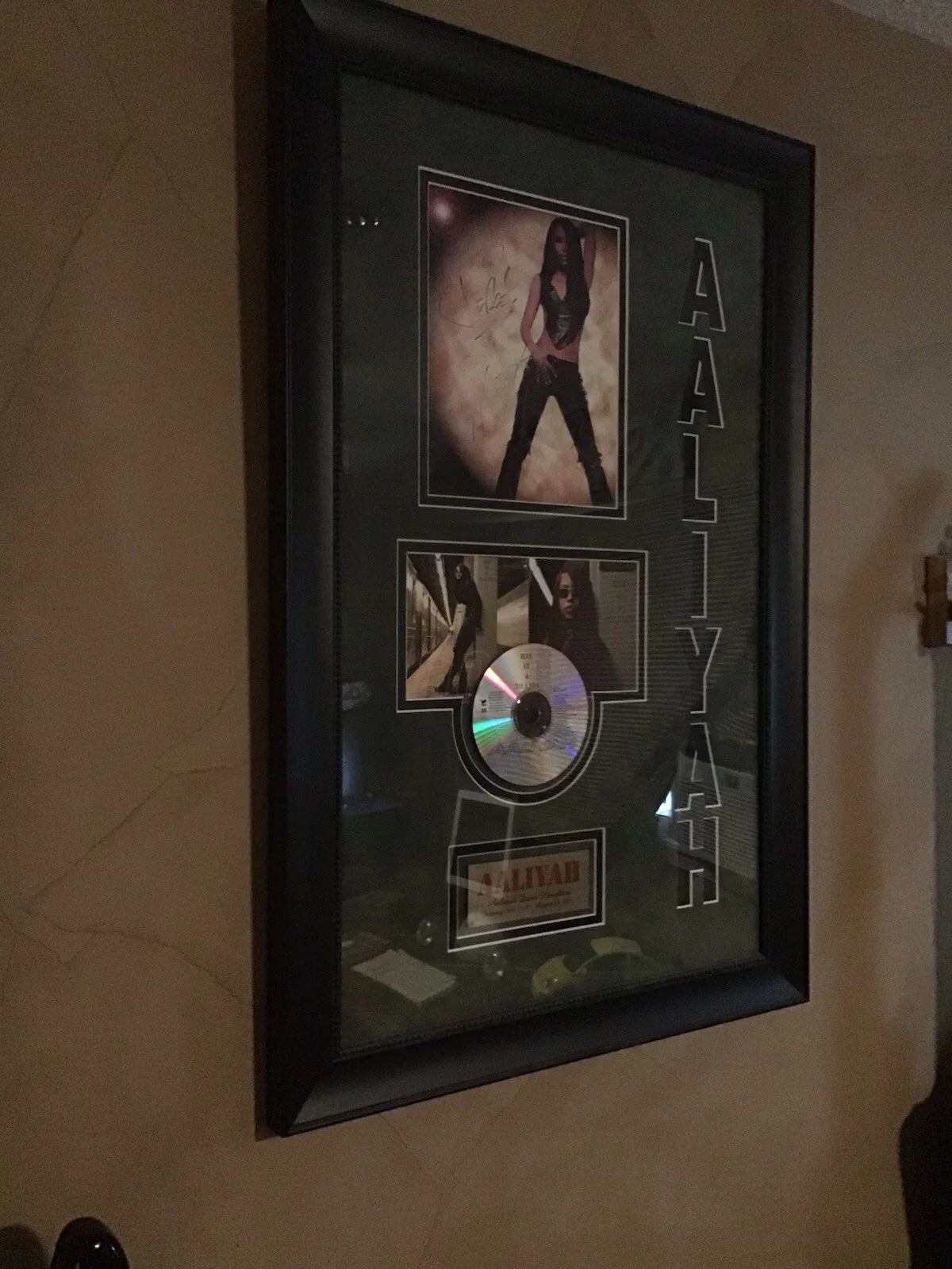 AALIYAH TRIBUTE “One In Million CD, Signed Photo Saying Peace By STARABILLA, image 2