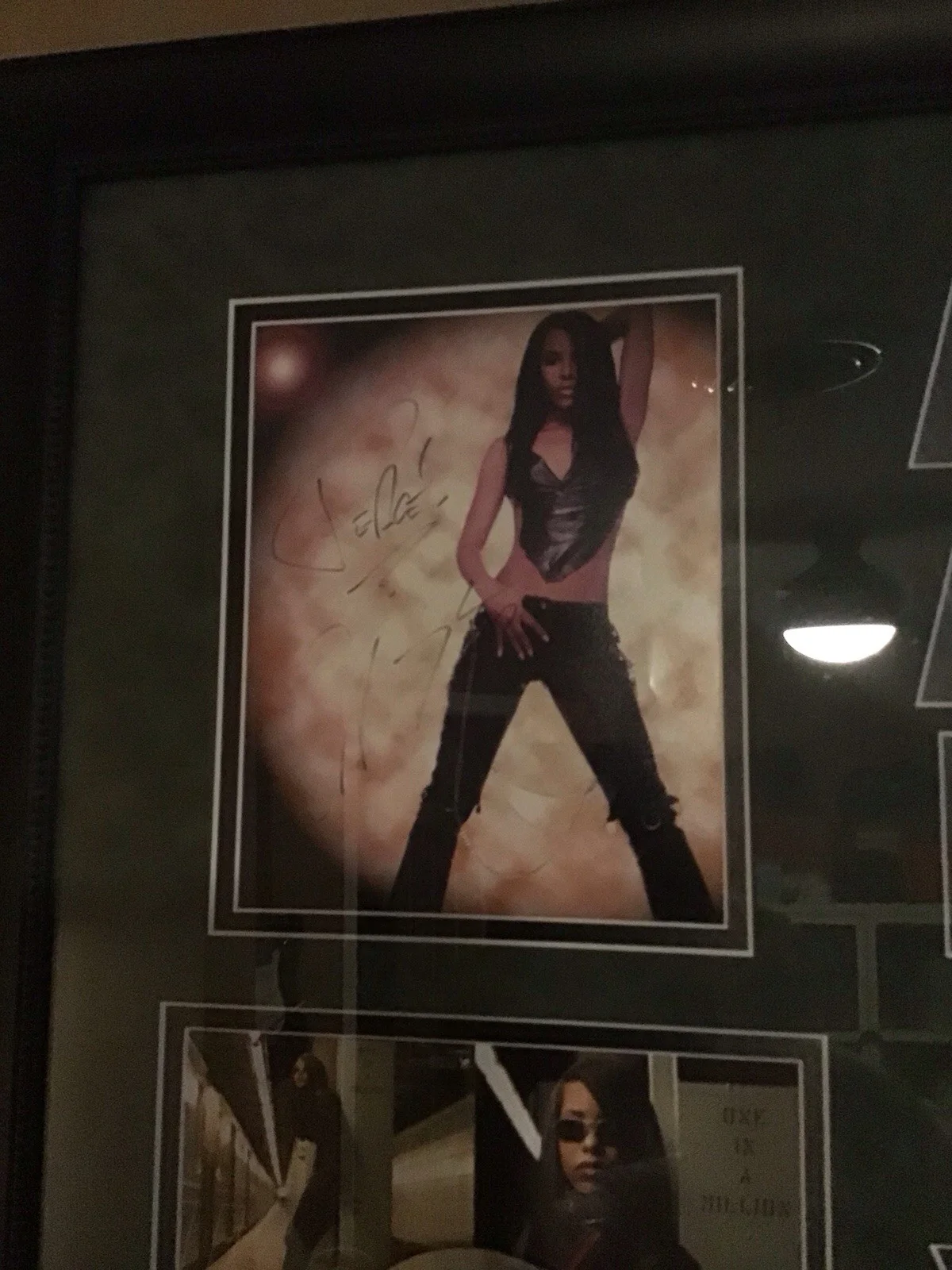 AALIYAH TRIBUTE “One In Million CD, Signed Photo Saying Peace By STARABILLA, image 3