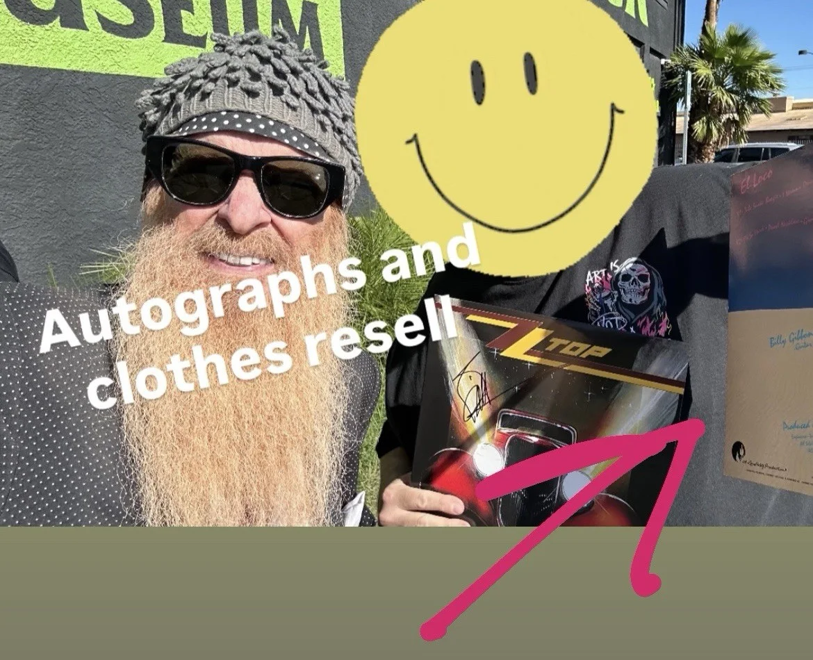 Billy Gibbons of ZZ TOP Signed Vinyl El Loco (proof pic) Autograph, изображение 2