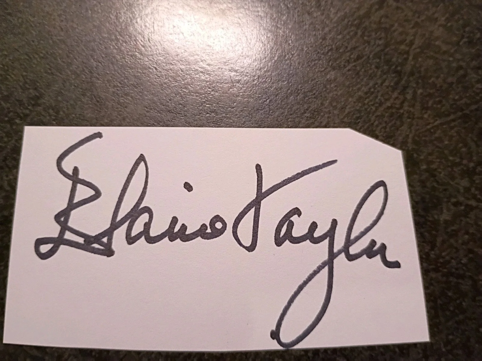 CLAUDIA CHRISTIAN — ELAINE TAYLOR Hand Signed Autograph Cut With Photo - SEXY JAMES BOND ACTRESS, изображение 2
