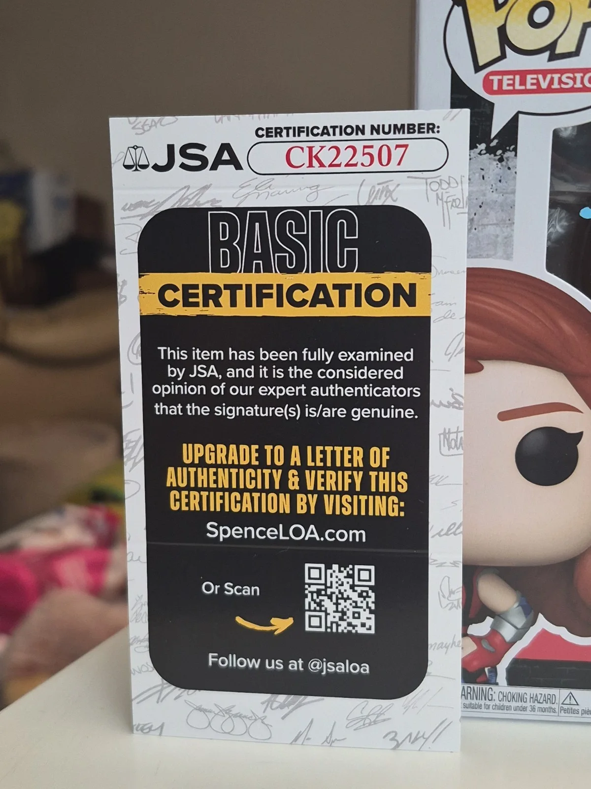 Valorie Curry — Valorie Curry The Boys TV Show signed Firecracker Funko Pop Vinyl JSA Ck22507, image 3