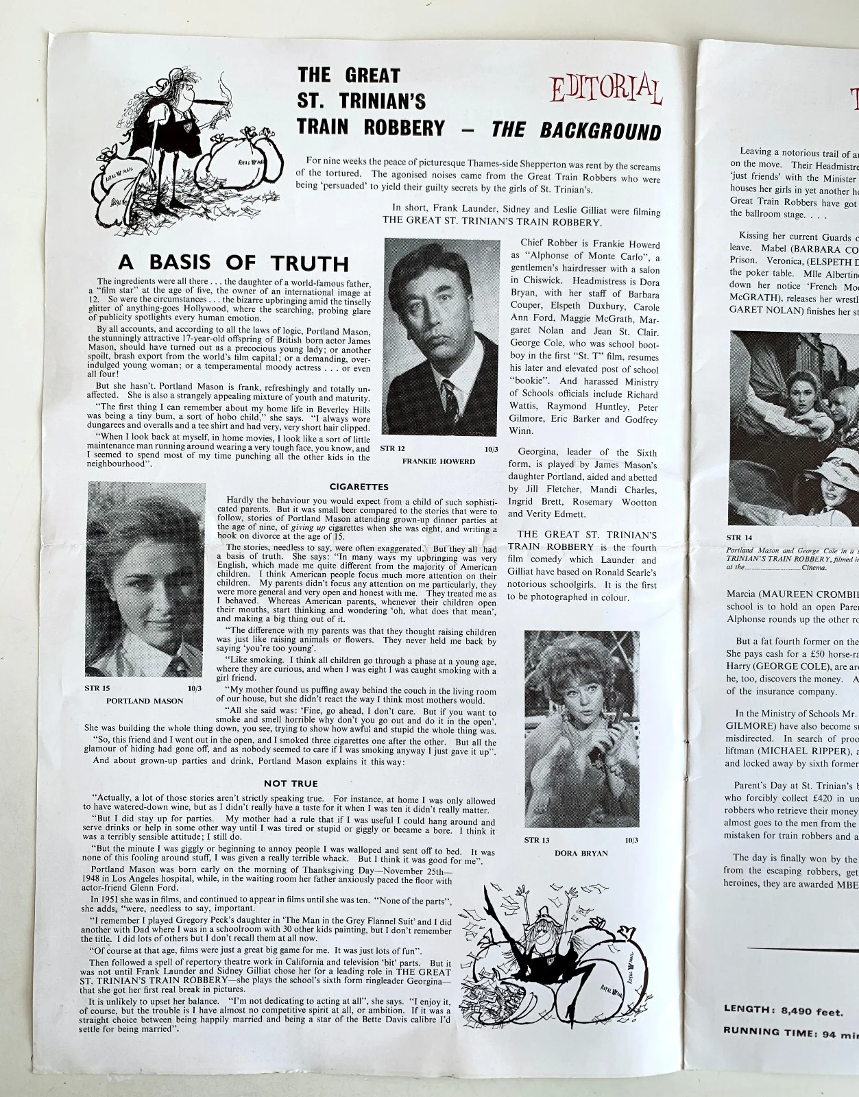 LADY PENELOPE TV21 Gerry Anderson Rarity St Trinians Promo Campaign Book 1966, изображение 5