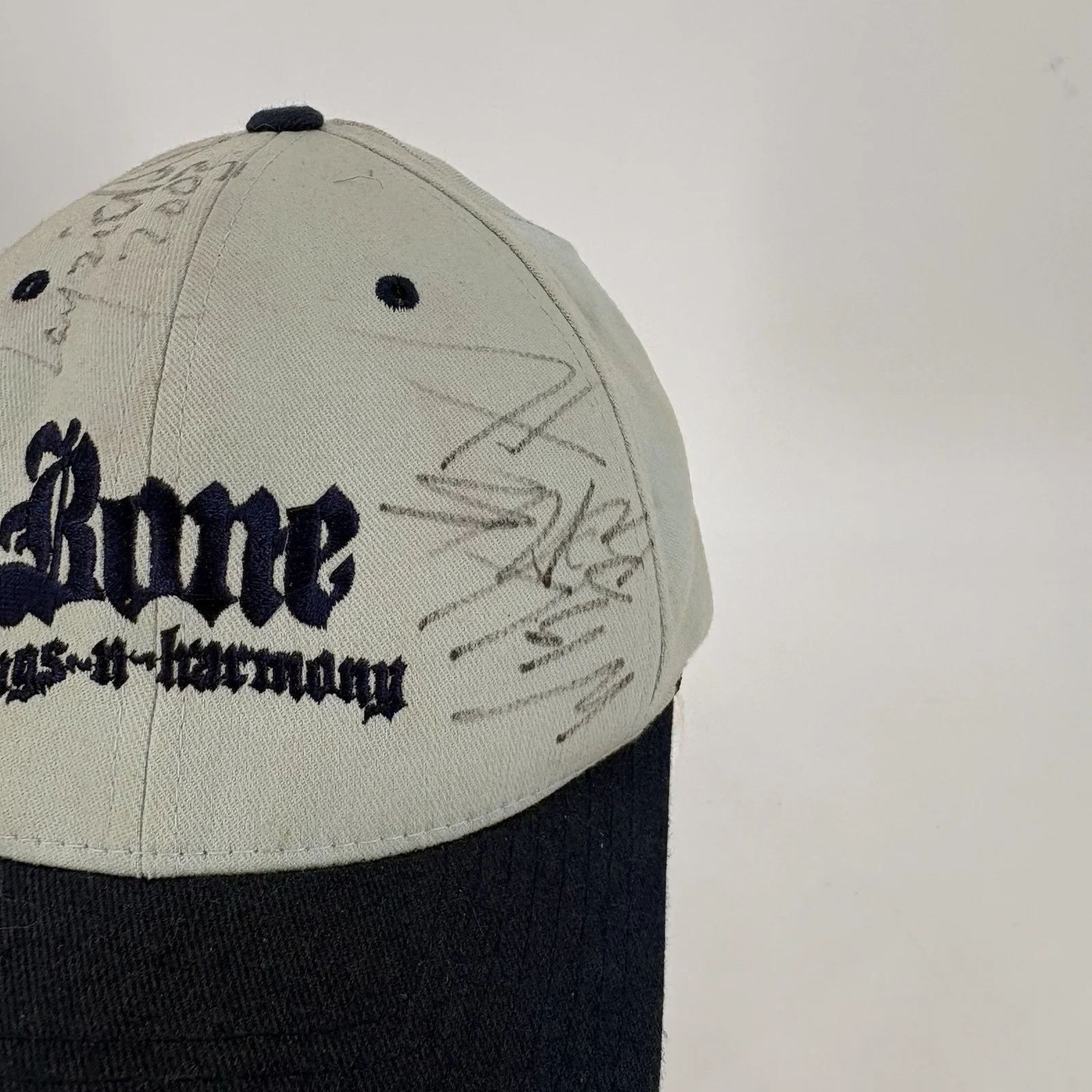 Vintage Bone Thugs-N-Harmony Autographed Two-Tone Baseball Hand-Signed Hip Hop, image 4