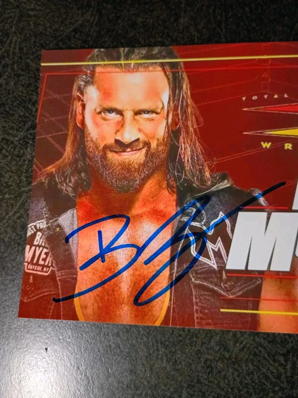 KARL HELD — BRIAN MYERS Authentic Hand Signed Autograph 4X6 Photo - TNA & WWE WRESTLER, изображение 2