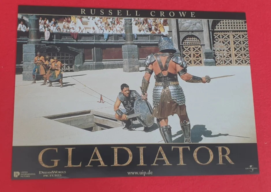 Gladiator (2000) Original German Lobby Cards Set of 8 30x21cm Russell Crowe, image 2