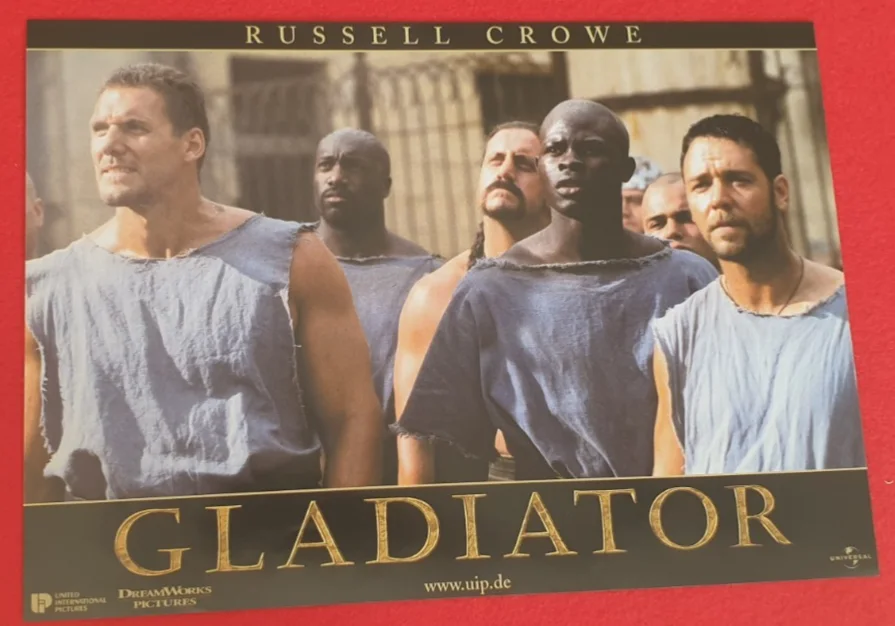 Gladiator (2000) Original German Lobby Cards Set of 8 30x21cm Russell Crowe, image 3