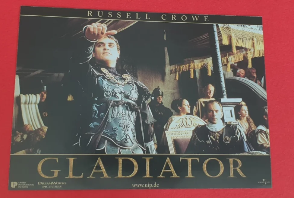 Gladiator (2000) Original German Lobby Cards Set of 8 30x21cm Russell Crowe, image 4