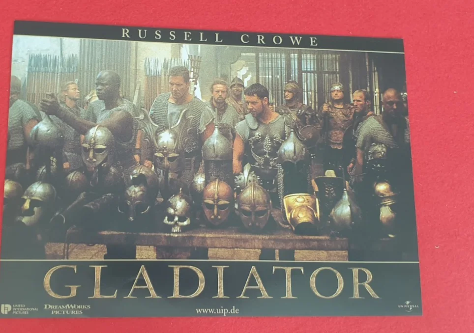 Gladiator (2000) Original German Lobby Cards Set of 8 30x21cm Russell Crowe, image 5