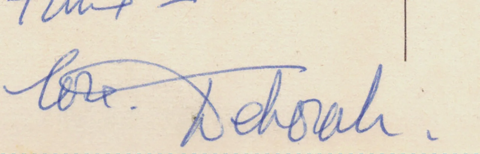 Deborah Kerr — DEBORAH KERR - AUTOGRAPH LETTER SIGNED 1974, image 2