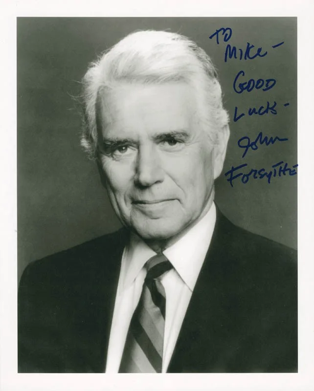 John Forsythe — JOHN FORSYTHE - AUTOGRAPHED INSCRIBED PHOTOGRAPH