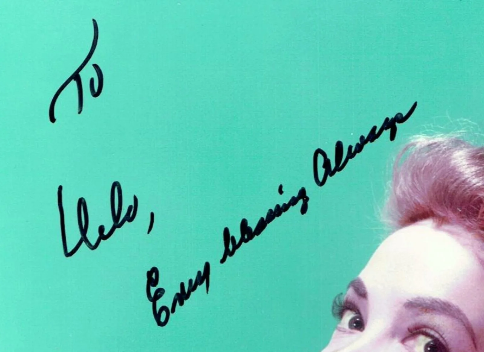 Kathryn Grayson — KATHRYN GRAYSON HAND SIGNED 8X10 COLOR PHOTO AUTOGRAPH - SINGER ACTRESS, image 4