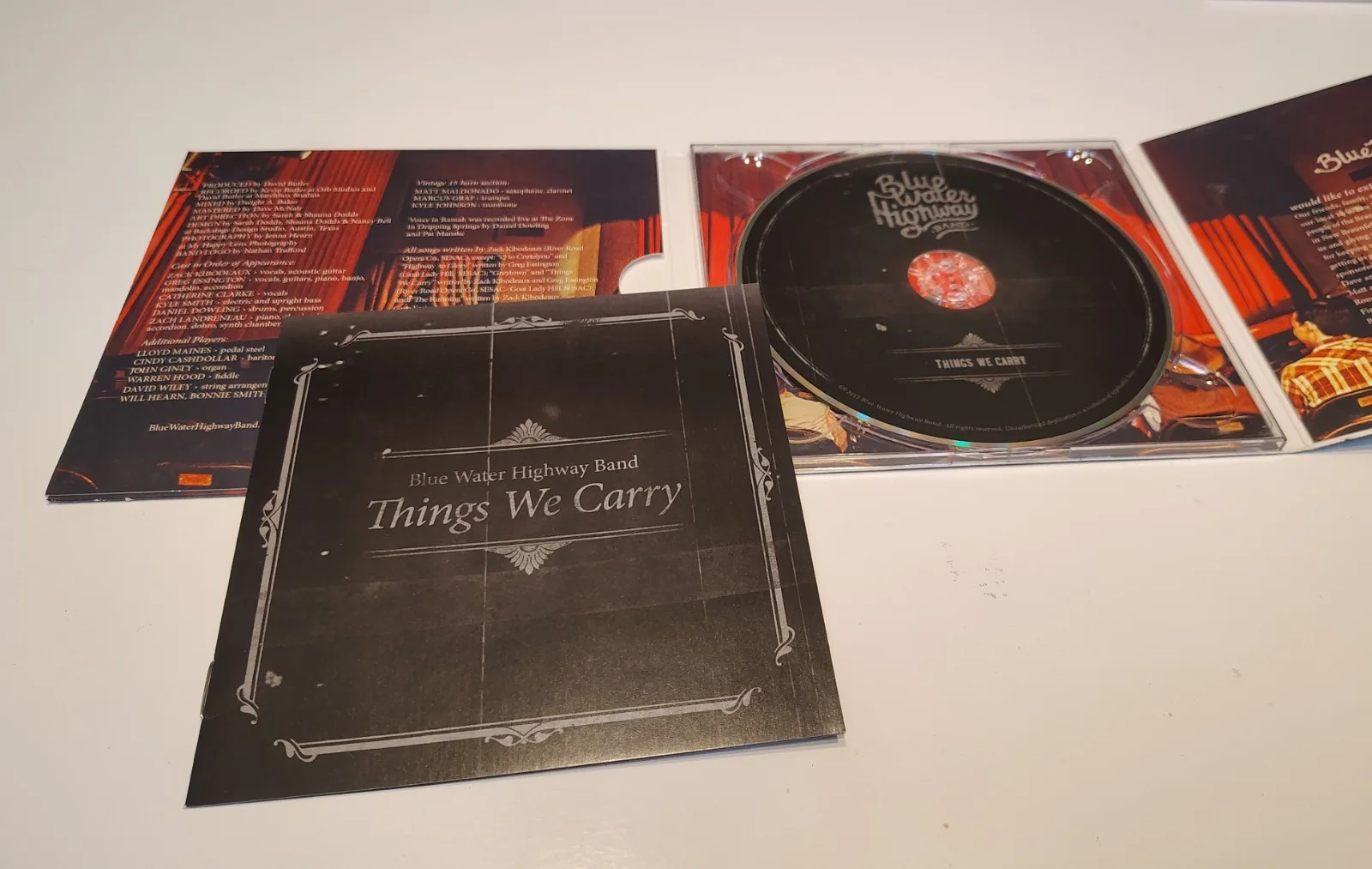 Blue Water Highway Band Signed "Things We Carry" CD & Booklet, image 2