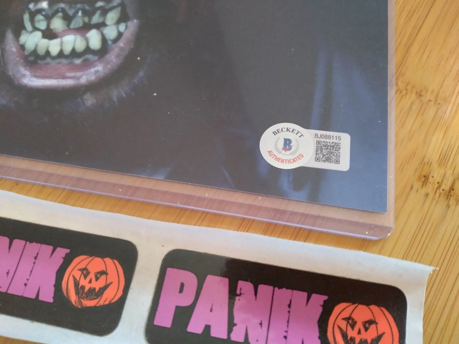 Eugene Clark — George Romero Land of the Dead Big Daddy Eugene Clark Signed 8x10 Autograph BAS, изображение 2