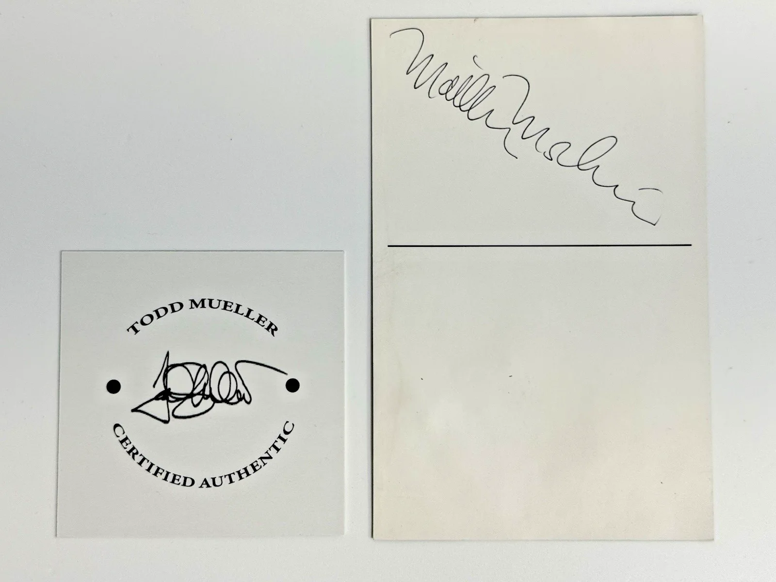 Matthew Modine — Matthew Modine Signed Photo / Postcard 4”X6” Autographed On The Back w/COA, изображение 3