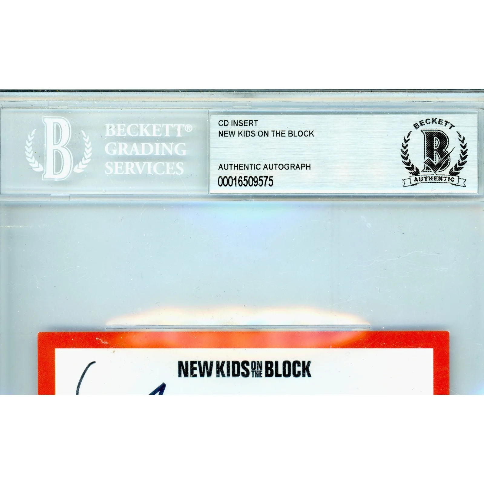 Donnie Wahlberg, Jonathan Knight, Jordan Knight — New Kids On The Block Signed CD Insert NKOTB Beckett BAS Slabbed COA Music All 5, image 4