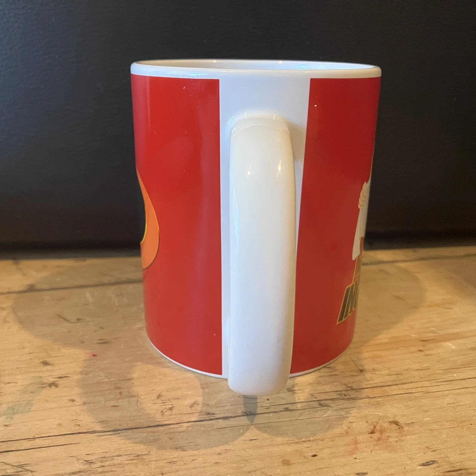 Disney Pixar The Incredibles Mr Incredible Coffee Tea Mug Red Hot Beverages, image 3