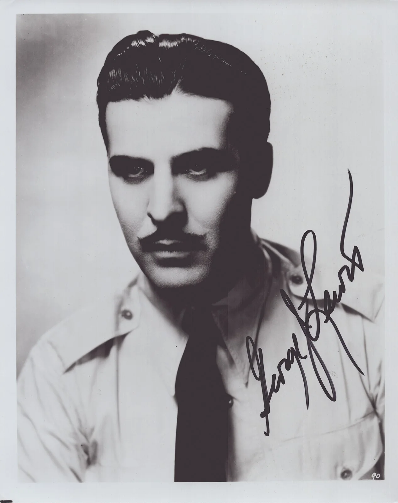 George J. Lewis — GEORGE J. LEWIS - AUTOGRAPHED SIGNED PHOTOGRAPH