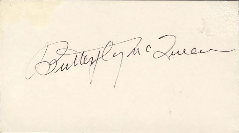Butterfly Mcqueen — BUTTERFLY McQUEEN - AUTOGRAPH NOTE SIGNED, изображение 2