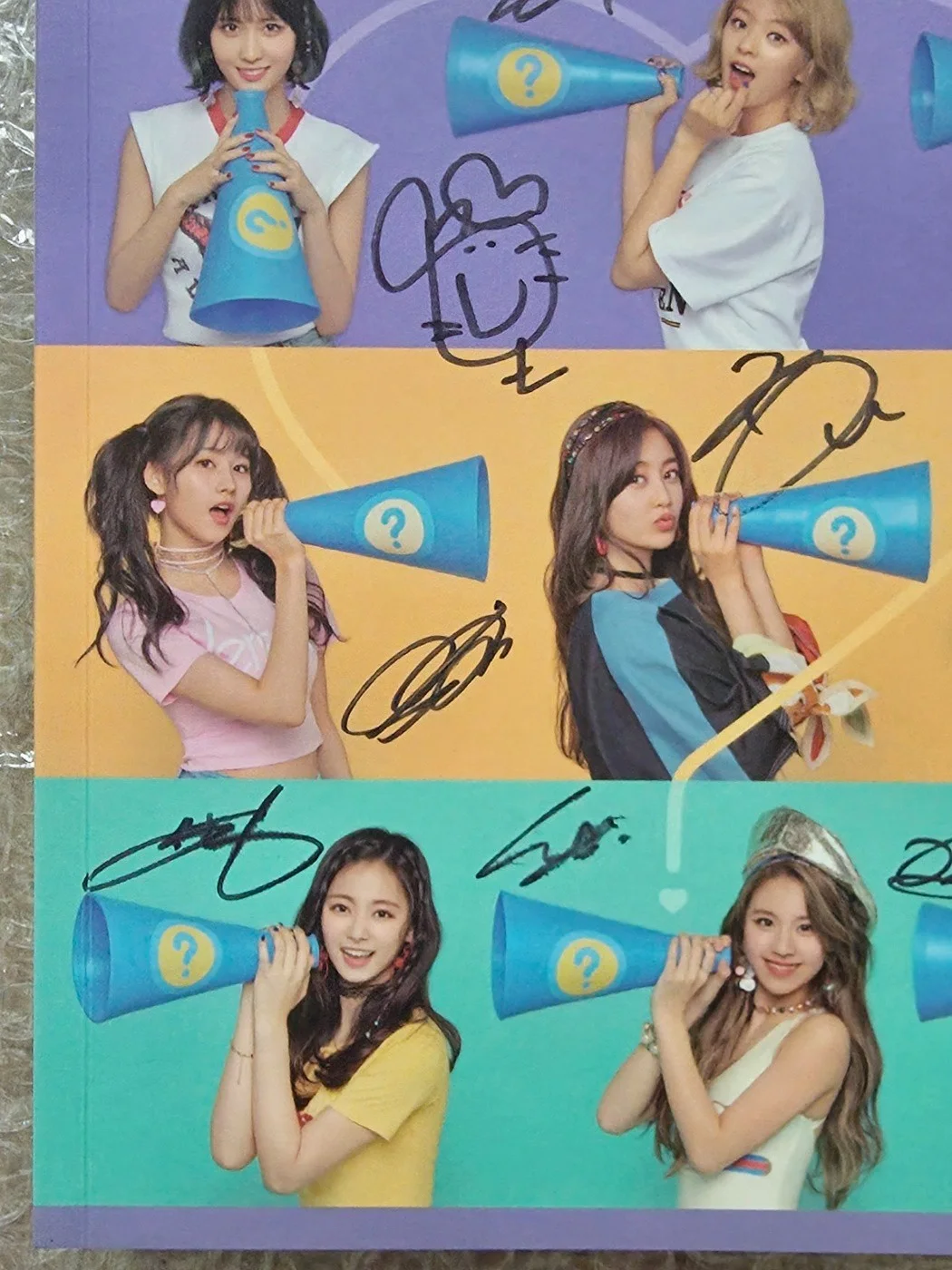 Jyp Twice Promo Sticker What is Love Album Autographed Hand Signed, изображение 4