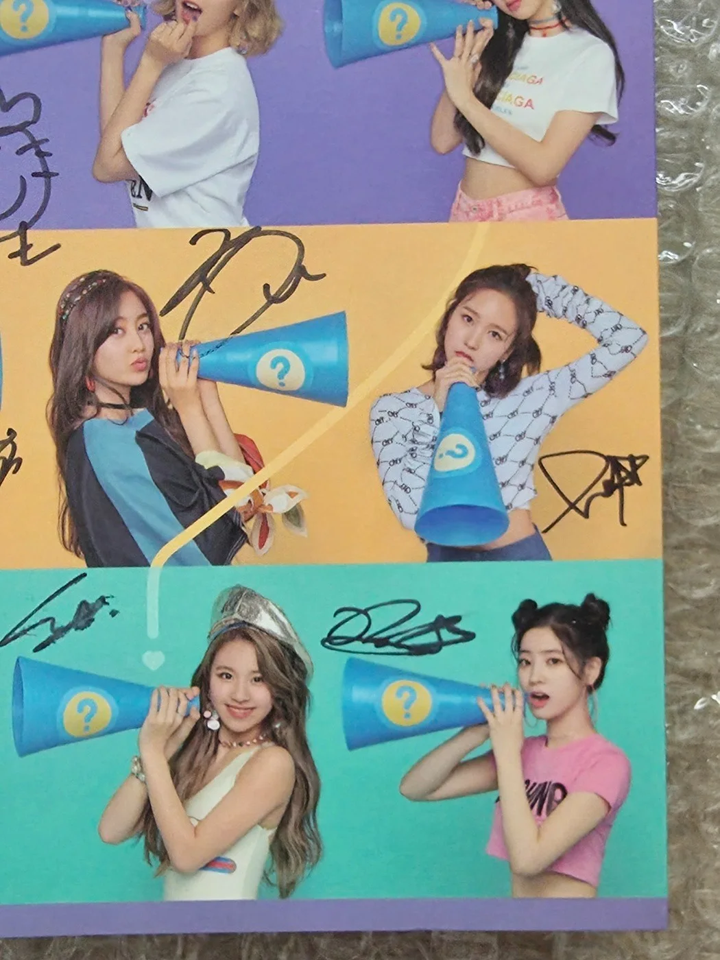 Jyp Twice Promo Sticker What is Love Album Autographed Hand Signed, изображение 5