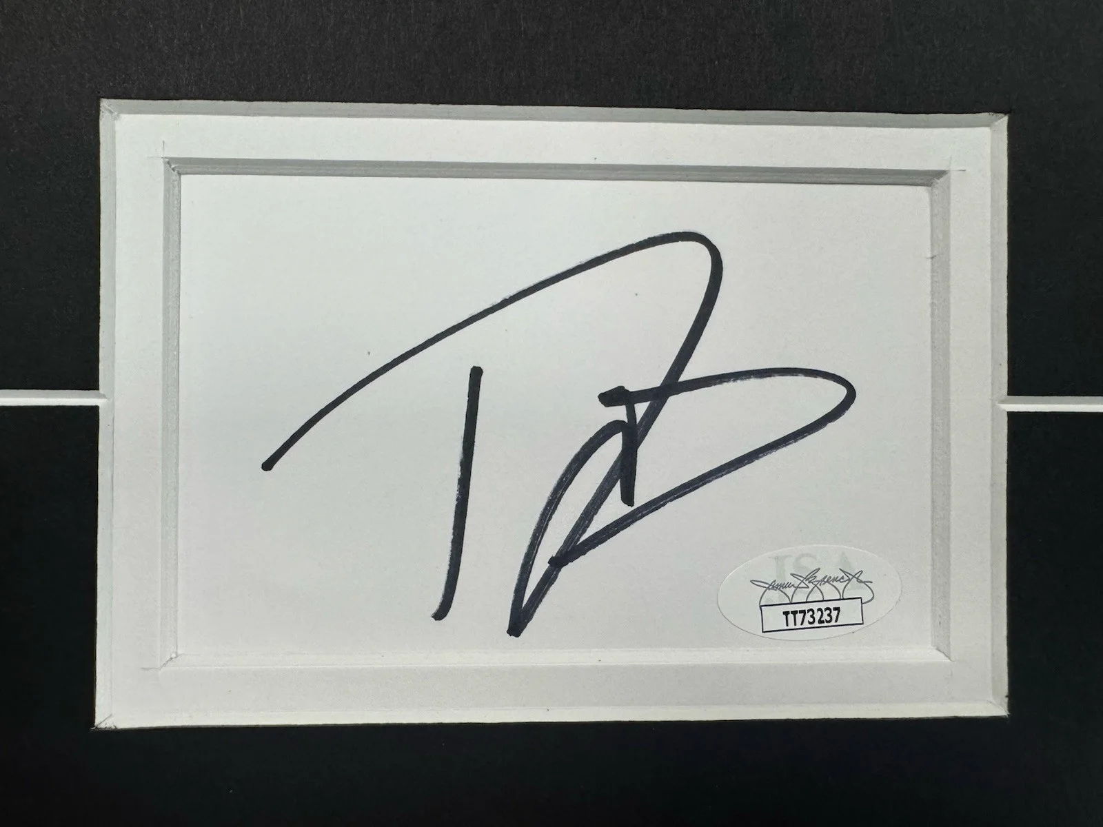 Dave Grohl Signed Cut Jsa Auto Custom Framed Foo Fighters Nirvana, image 2