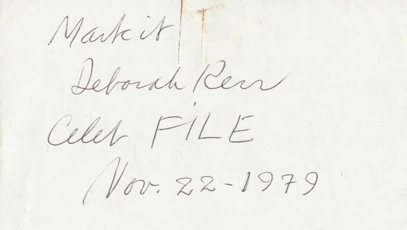 Deborah Kerr, Phyllis Diller — DEBORAH KERR - AUTOGRAPH ENVELOPE SIGNED 11/22/1979 CO-SIGNED BY: PHYLLIS DILLER, image 2