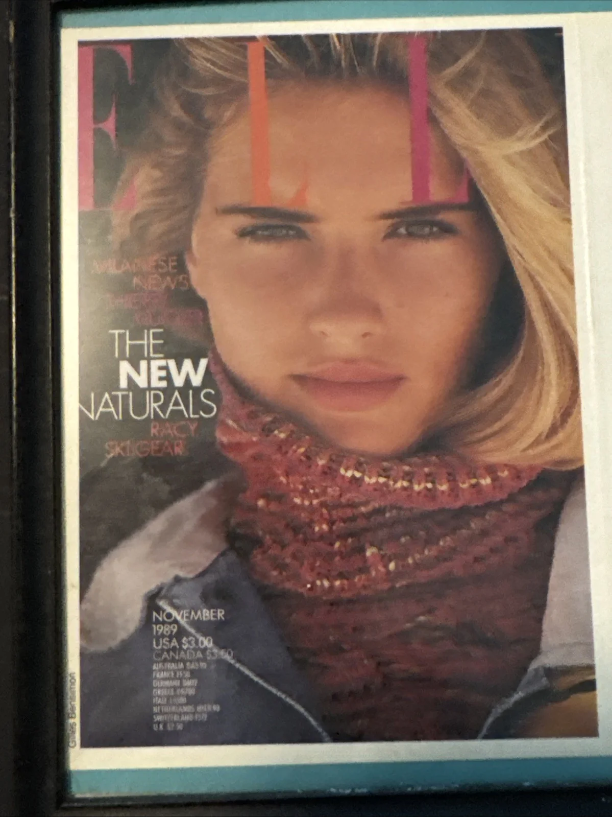 Judit Marco Hand Signed Autograph Elle Magazine Promotional Photo Dual Sided, изображение 3