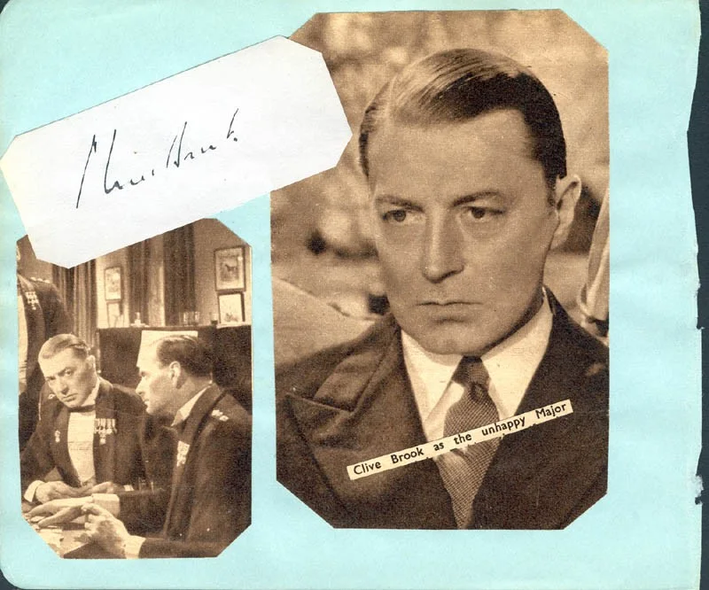Clive Brook — CLIVE BROOK - AUTOGRAPH